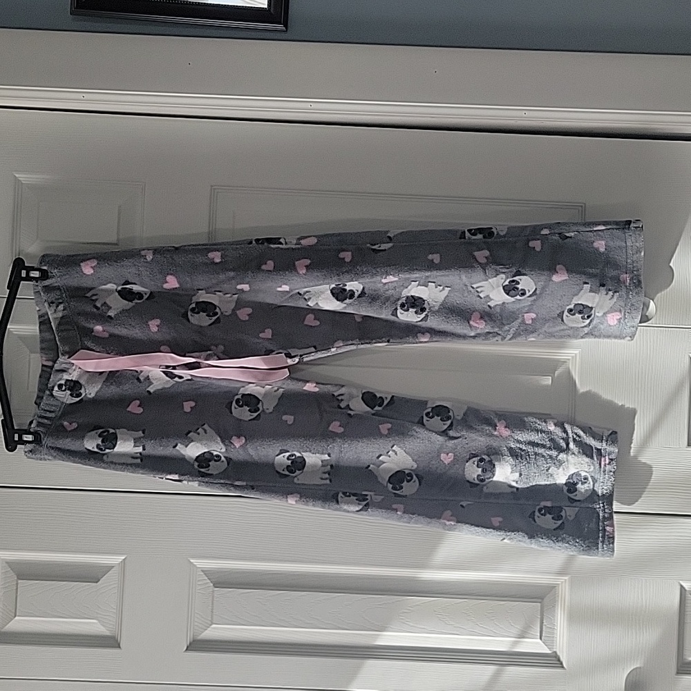 Girls Size Medium Pug Pj Pants